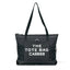 The Tote Bag - 100% Cotton Canvas Tote with Zipper Top Closure