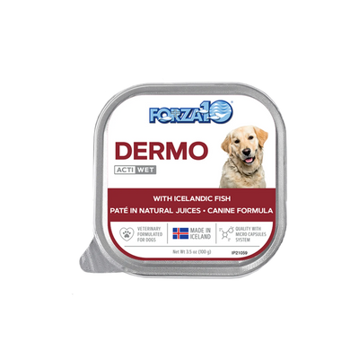 Forza10 ActiWet Dermo Icelandic Fish Recipe Canned Dog Food - Supports Skin & Coat Health