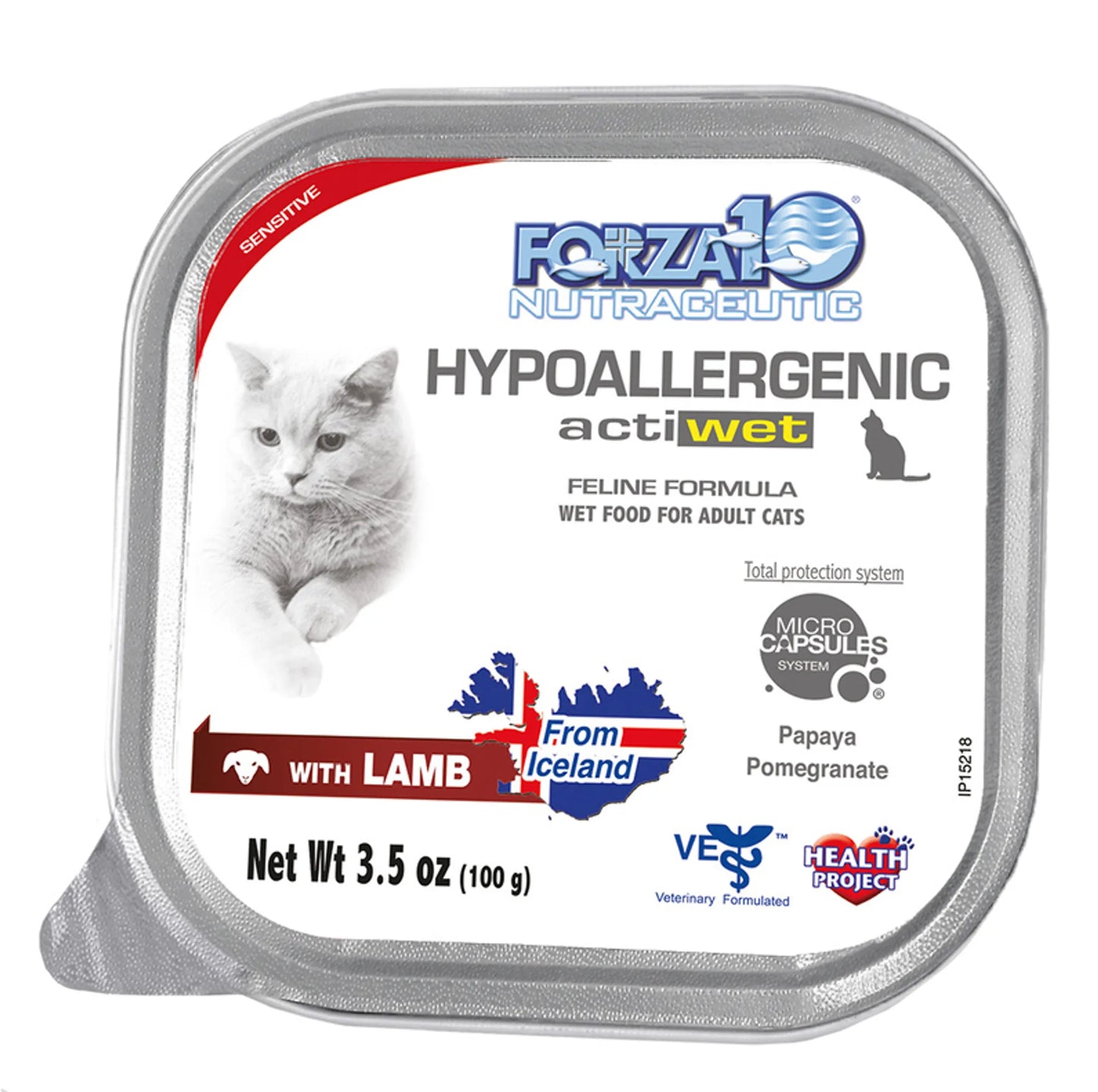 Forza10 Actiwet Hypoallergenic Canned Cat Food - Promotes Overall Health & Wellness