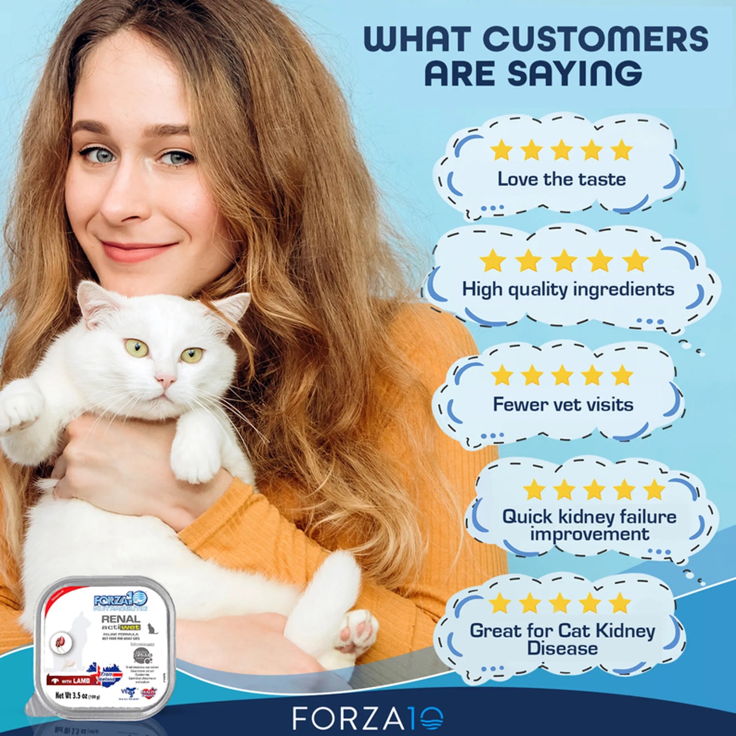 Forza10 Actiwet Renal Support Canned Cat Food - Supports Renal & Cardiac Health