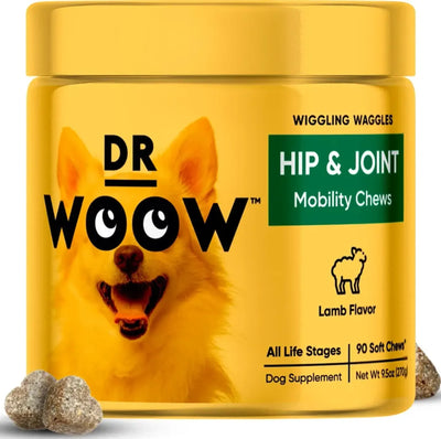 Dr. Woow Hip and Joint Support Soft Chews for Dogs