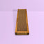 Handcrafted Wooden Cat Scratcher with Replaceable Catnip Cardboard