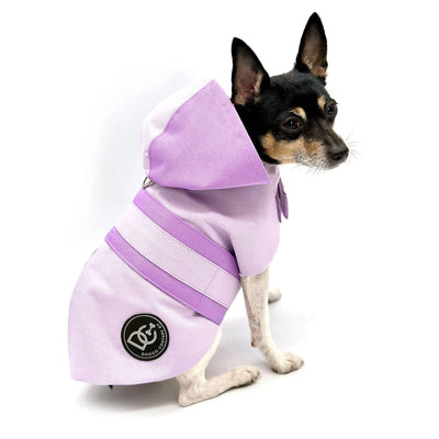 DCNY Sport Luxe Hooded Raincoat - Weatherproof Dog Clothes