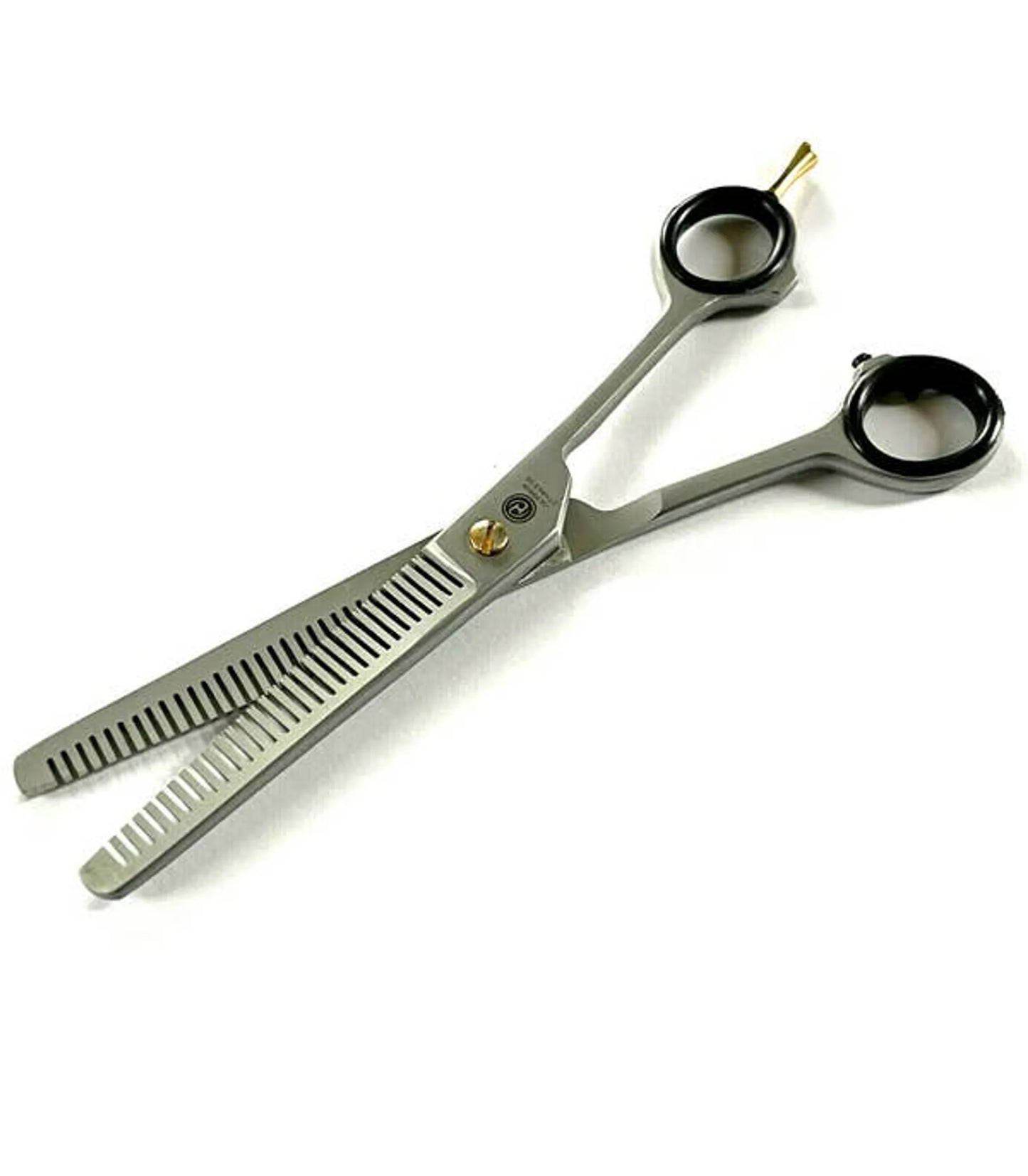 Pet Grooming Double Teeth Trimming Shears - German Stainless Steel for Precision