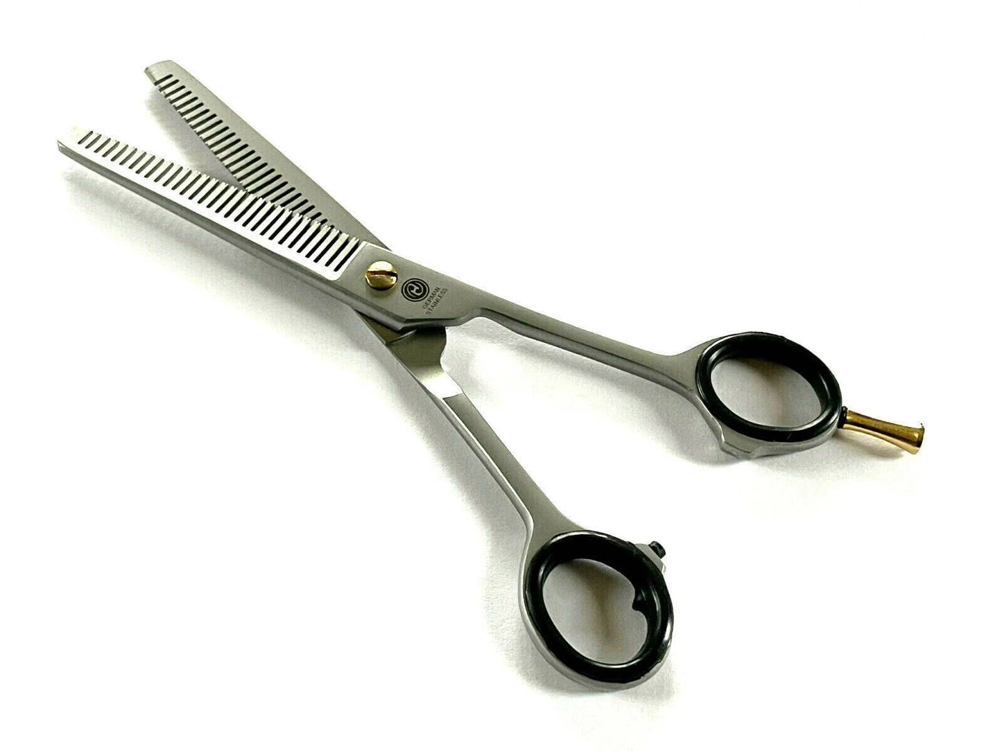 Pet Grooming Double Teeth Trimming Shears - German Stainless Steel for Precision