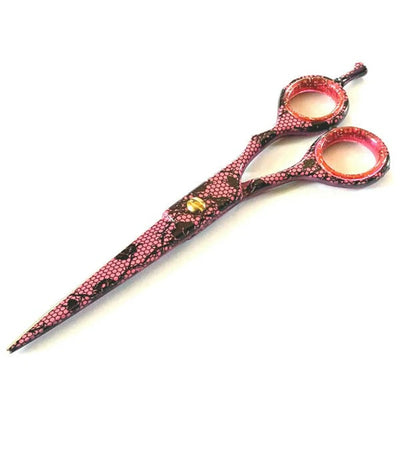 Professional Pet Dog Grooming Trimming Scissors Shears - Pink Design for Style & Precision