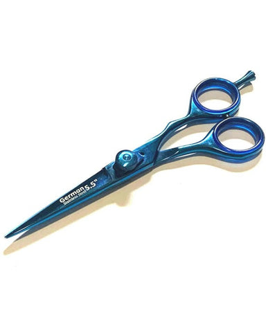 German Stainless Professional Dog Pet Grooming Shears - Blue Color for Style & Precision