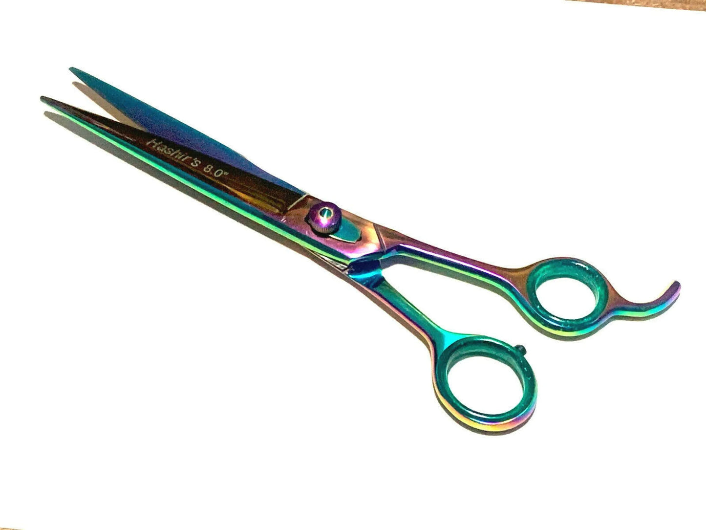 Colorful Titanium Dog Cat Pet Haircutting Trimming Shears - Adjustable