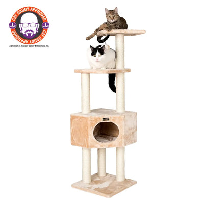 Real Wood 3 Tier Cat Tree - Armarkat Scratch Furniture
