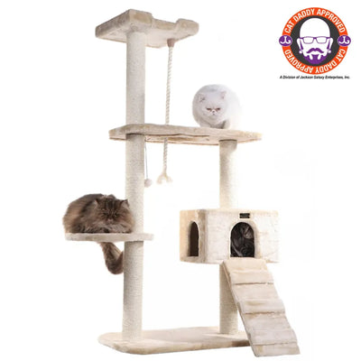 Armarkat Natural Sisal 58-Inch High Scratching Cat Tree