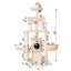 Armarkat Real Wood Cat Tower with Thick Fur and Lounge Area