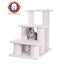 Real Wood 3-Step Cat Stairs Ramp - Climber for Small Dogs & Cats