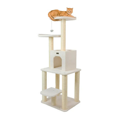 Armarkat Classic Real Wood Cat Tree with Condo - Five Levels