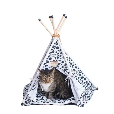 Armarkat Pet Tent/Teepee Style Bed with Durable Fabric