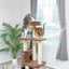 Armarkat Real Wood 3-Level Carpeted Cat Tree Condo