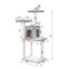 GleePet 57-Inch Real Wood Cat Tree with Two-Door Condo