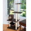 GleePet 59-Inch Real Wood Cat Hammock with Play Condo