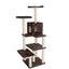 GleePet 66-Inch Real Wood Cat Climber with 4 Levels