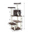 GleePet 66-Inch Real Wood Cat Climber with 4 Levels