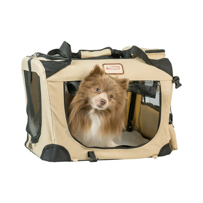 Armarkat Folding Soft Dog Crate - Foldable and Portable for Travel