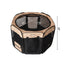Armarkat Portable Pet Playpen - Black and Beige Combo