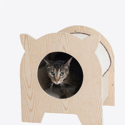 Armarkat Premium Wood Cat Hideaway - Cozy and Stylish Cat Furniture