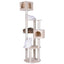 Premium Scots Pine Cat Tree - Tall Sturdy Cat Tower for Multiple Cats