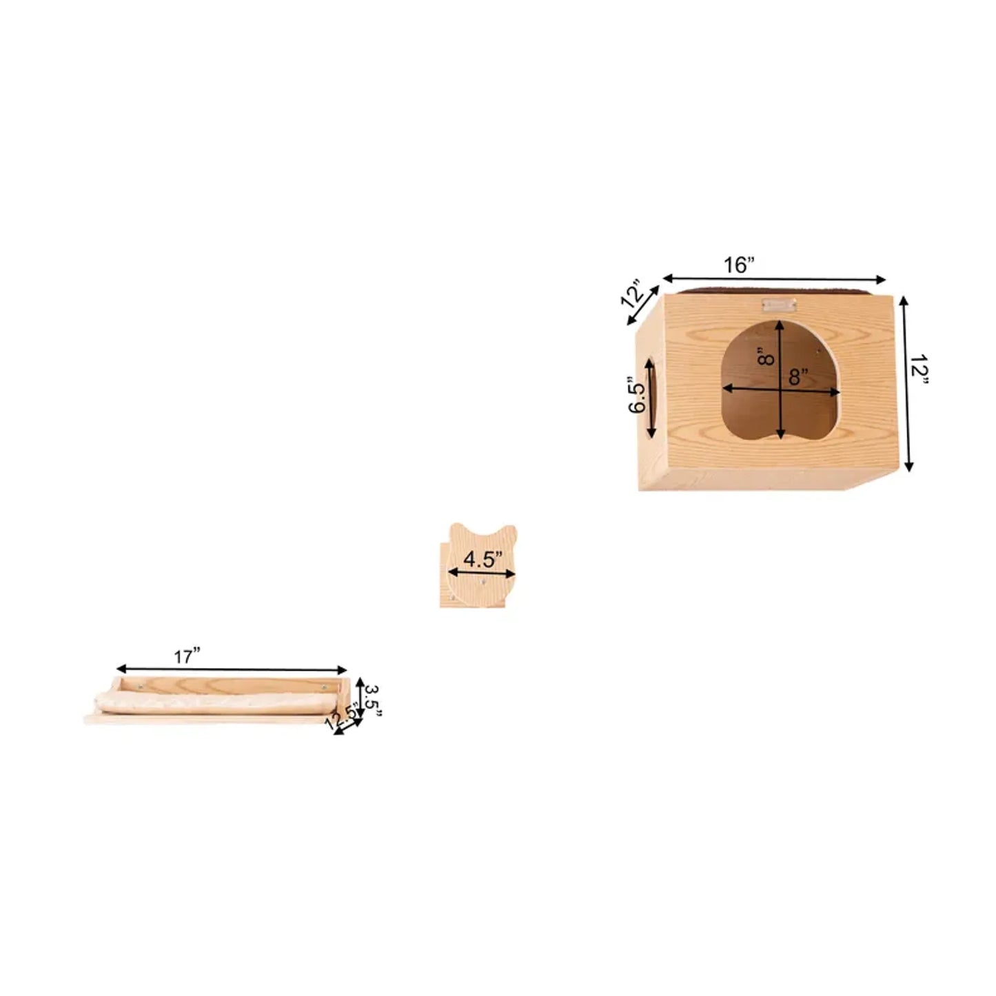Armarkat Wall Series Tree - Multi-Level Cat Playground