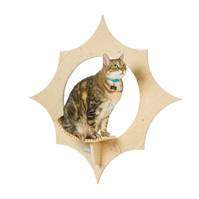 Armarkat Sun-Shaped Wall-Mounted Cat Climber Shelves