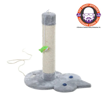 Real Wood Mouse Shape Cat Scratcher Toy - Perfect for Small Cats