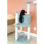Real Wood Cat Condo with Sisal Covered Scratcher - Indoor Pet Climber