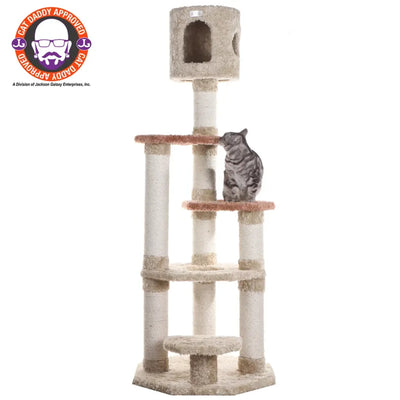 Real Wood Cat Climber - Multi-Level Jungle with Sisal Carpet