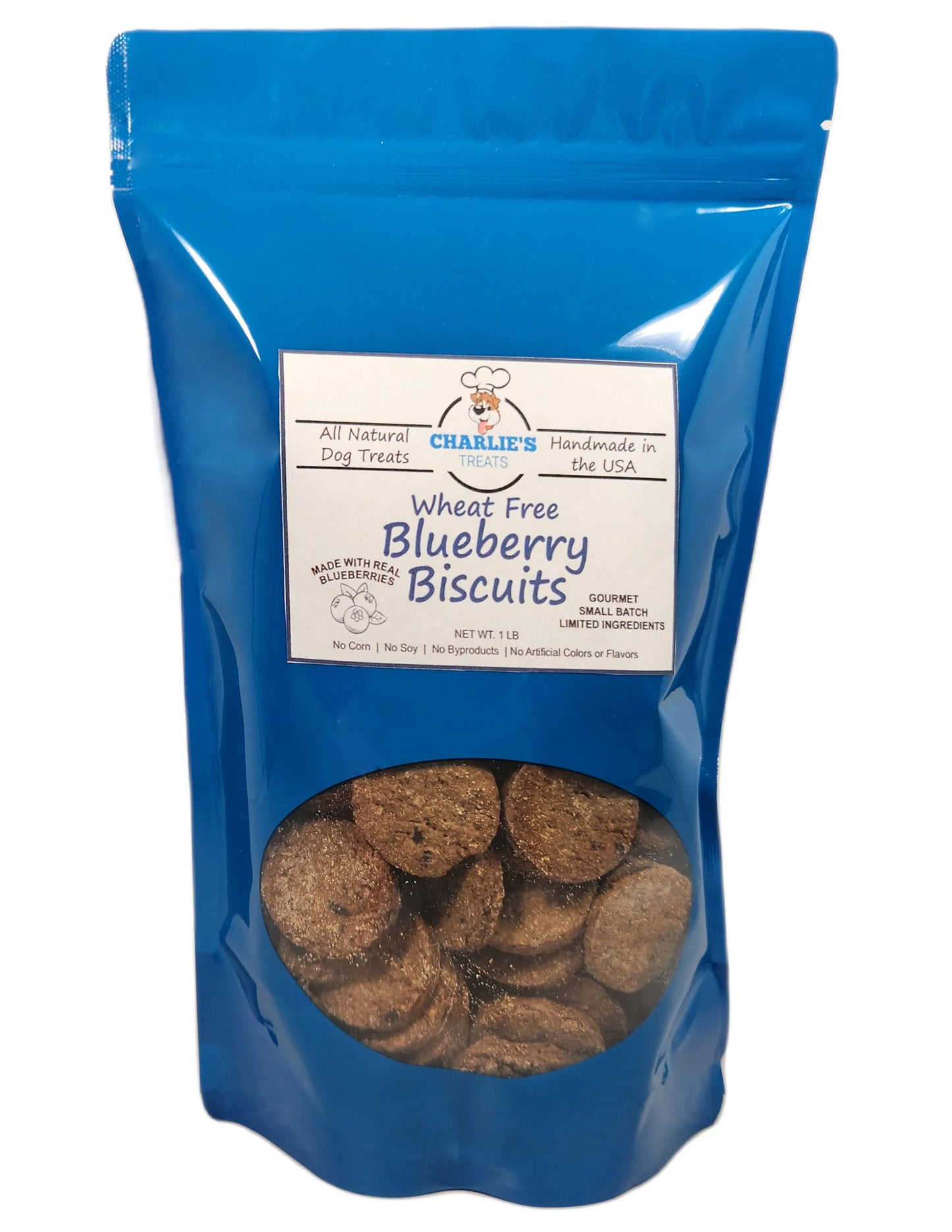 Wheat-Free Blueberry Biscuits - Nutritious Dog Treats