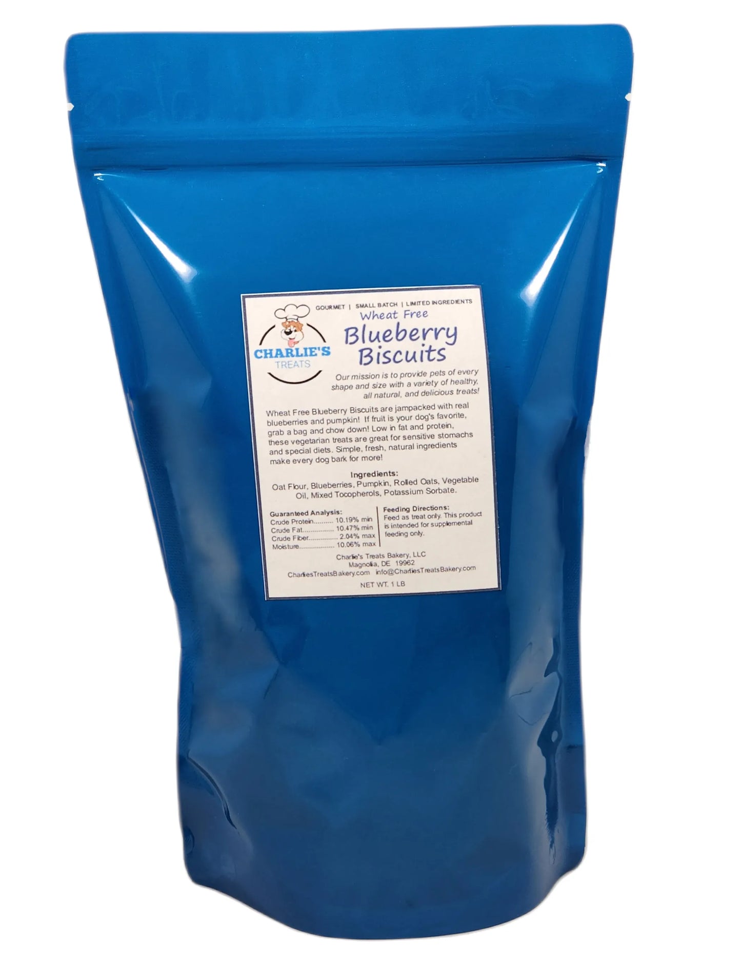 Wheat-Free Blueberry Biscuits - Nutritious Dog Treats