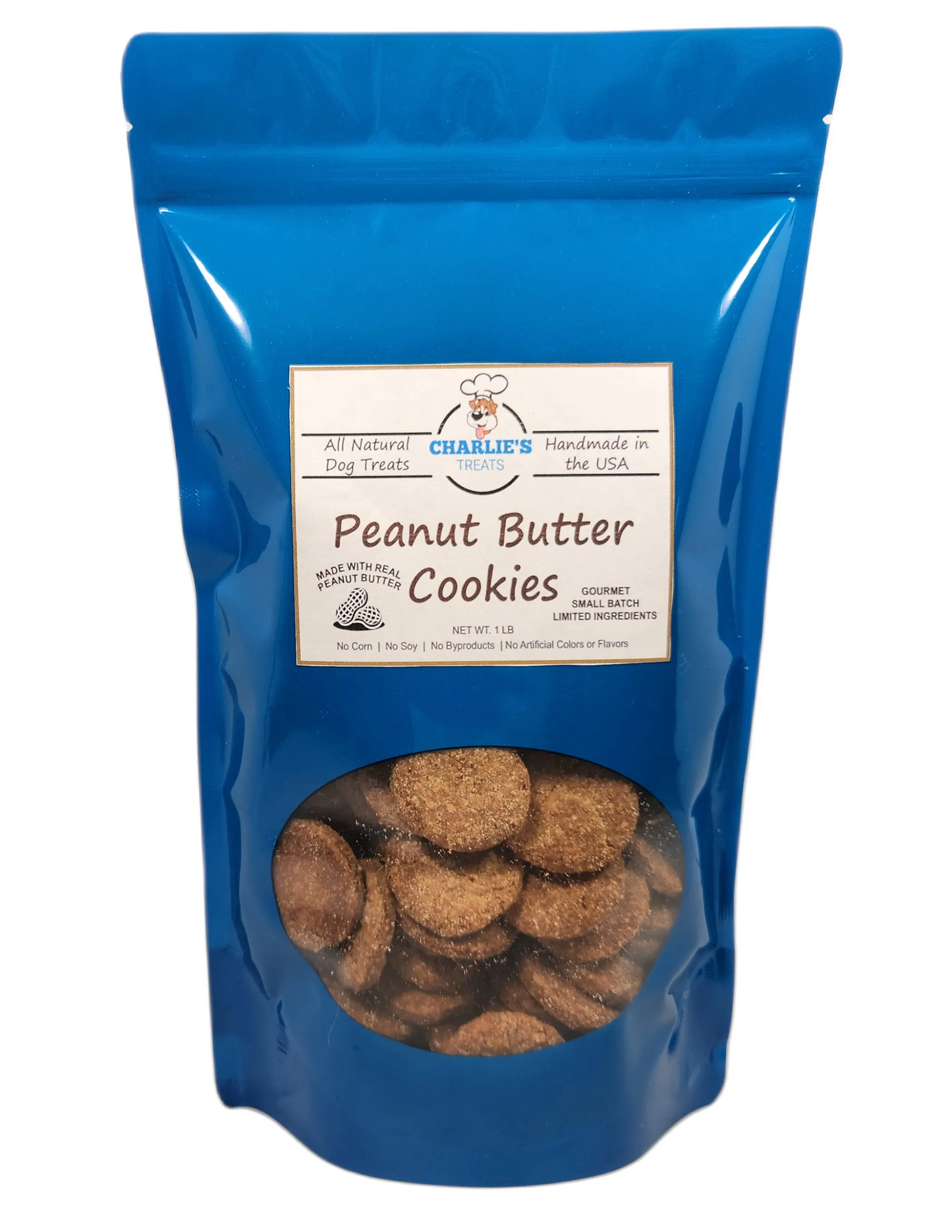 Classic Peanut Butter Cookies - Handmade Dog Treats