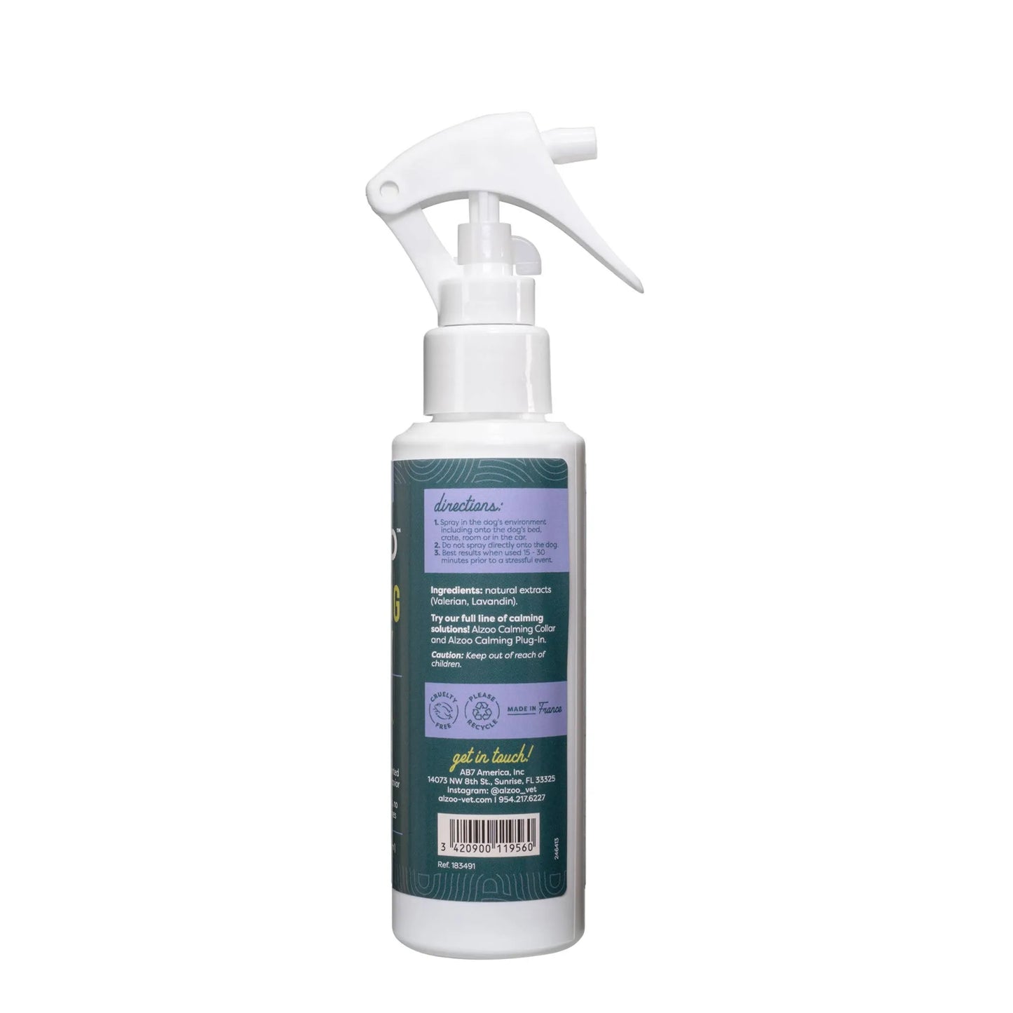 ALZOO Natural Calming Spray for Cats - Stress & Anxiety Relief