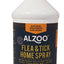 ALZOO Natural Flea & Tick Home Spray 32oz - Plant-Based Insect Repellent