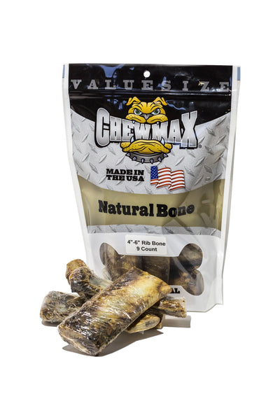 9-Count Rib Beef Bone for Dogs - Natural, Tasty and Beneficial