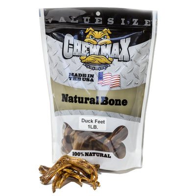 1 LB Bag Duck Feet - Nutritious & Delicious Dog Treats