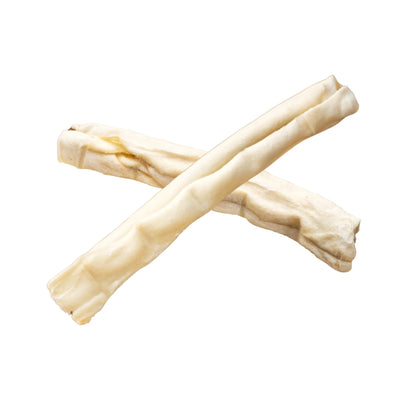 12-Count Oven-Baked Natural Rawhide Rolls - Long-Lasting Dog Treats