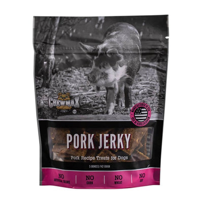 Made in USA Pork Jerky Dog Treats - Real Bacon Flavor