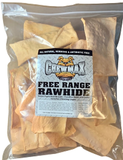 Peanut Butter Flavored Chips - Oven Baked Rawhide Dog Treats