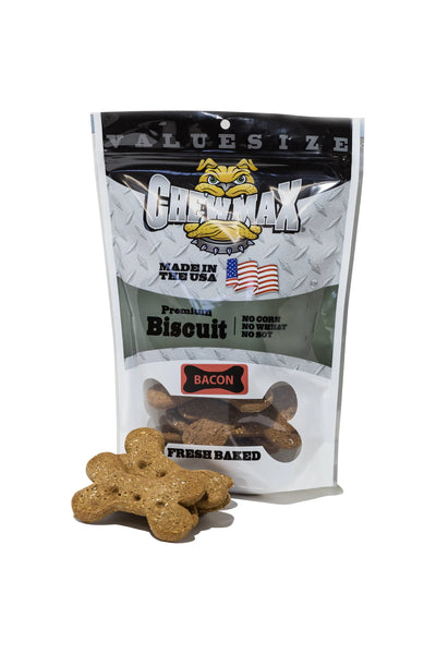 1 LB Bacon Biscuit Bag - Oven Baked Dog Treats