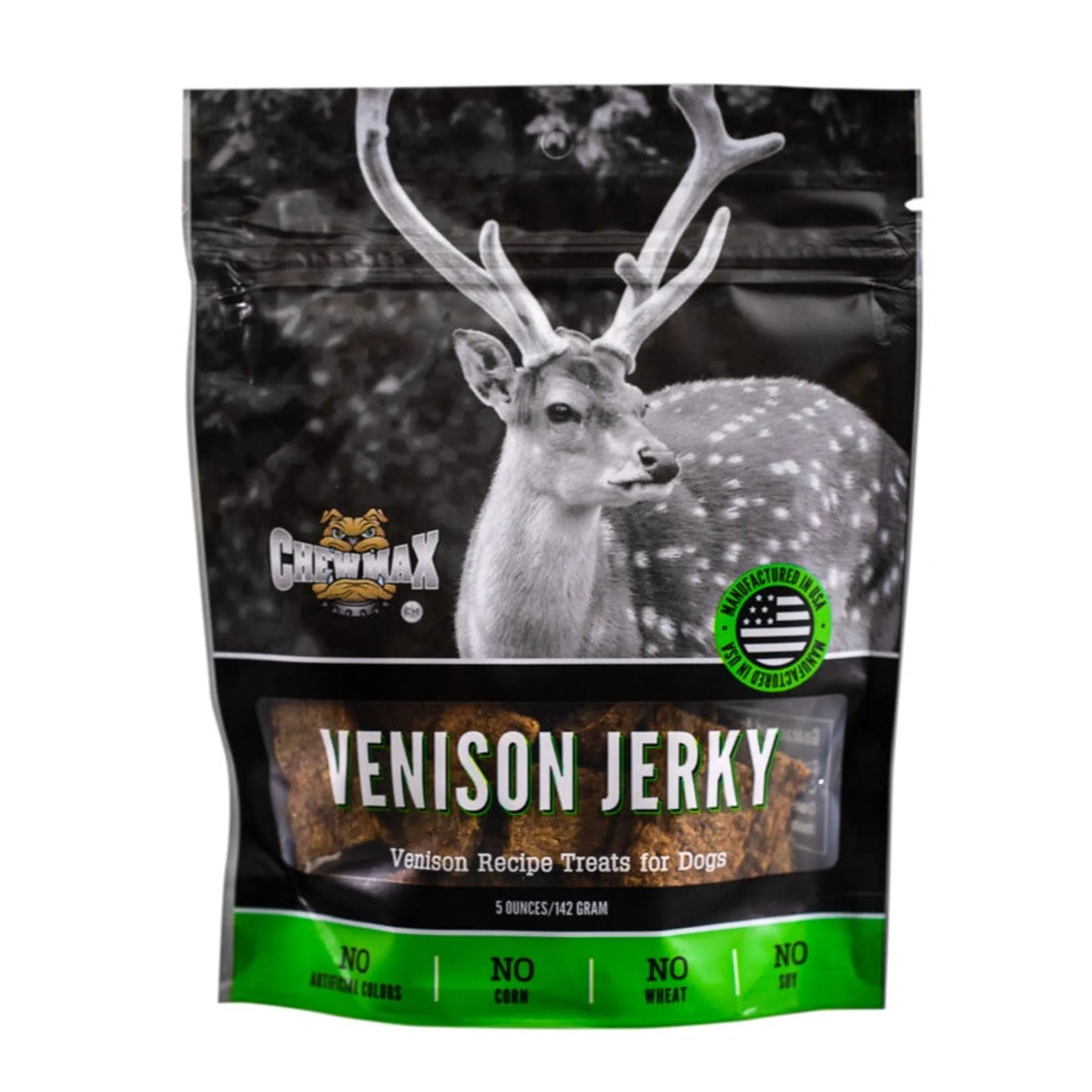 Venison Jerky Dog Treats - Earthy Flavor