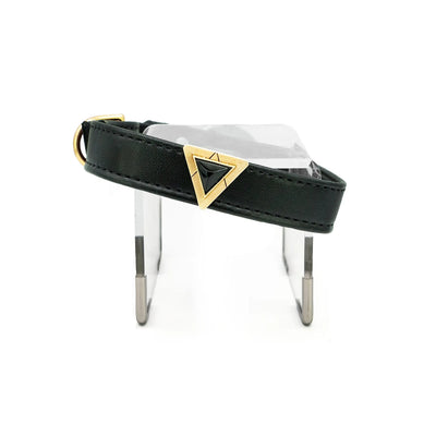 Jet Onyx Collar Charm Set - Stylish Pet Accessory with Healing Properties
