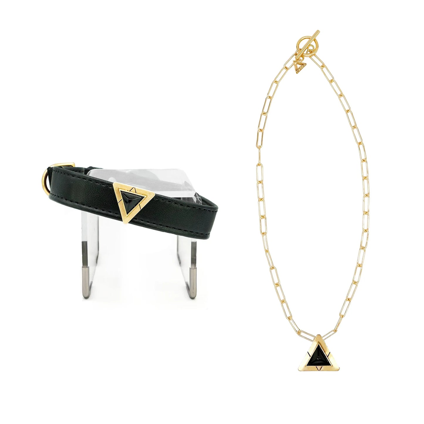 Jet Onyx Match Your Pet Gift Set - Stylish & Healing Pet Accessories
