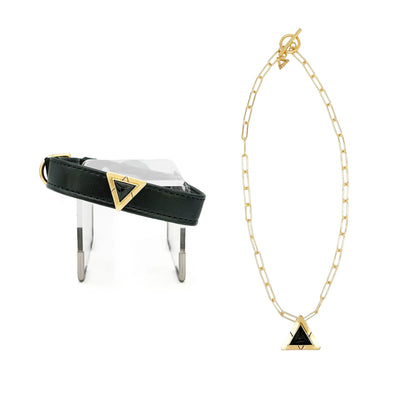 Jet Onyx Match Your Pet Gift Set - Stylish & Healing Pet Accessories
