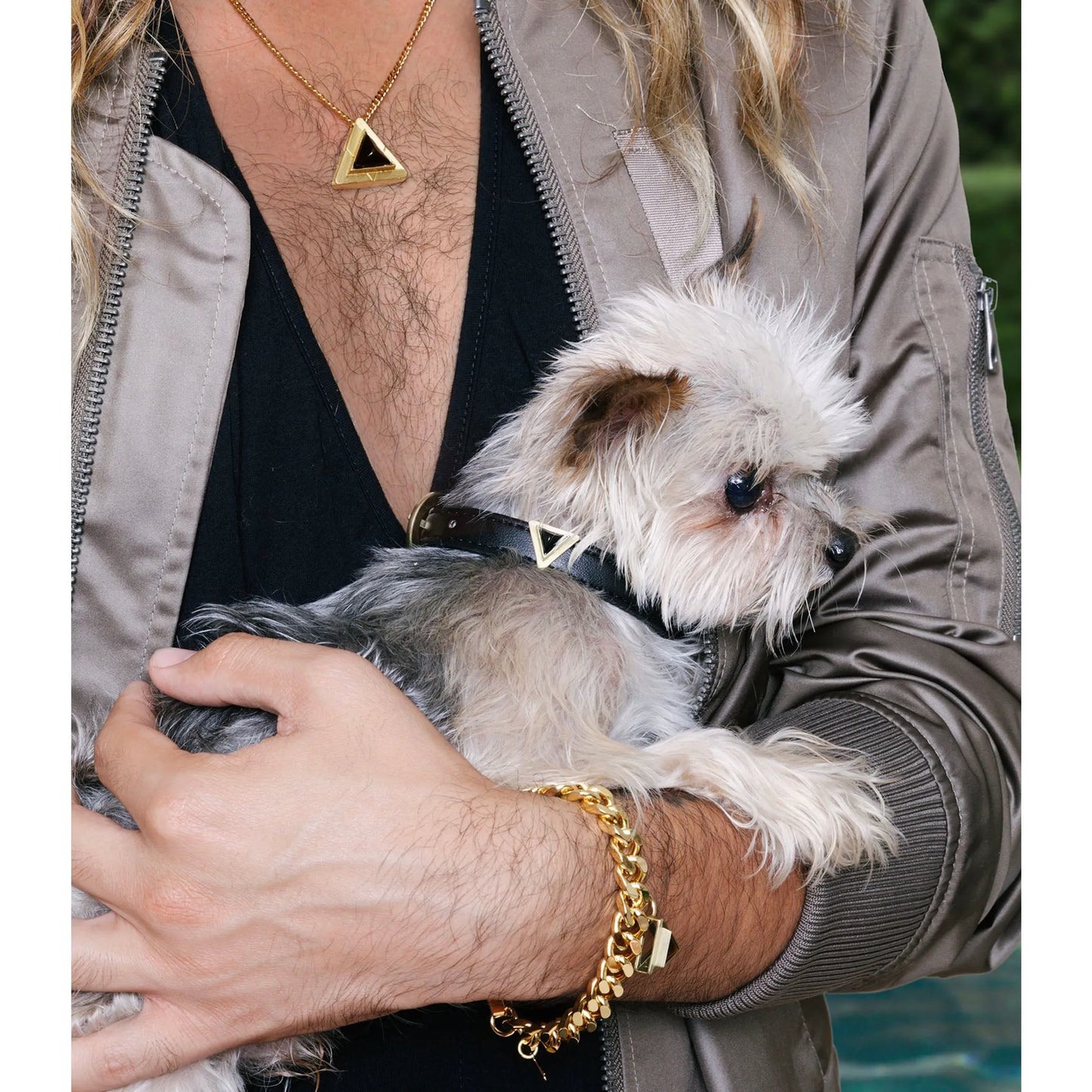 Jet Onyx Match Your Pet Gift Set - Stylish & Healing Pet Accessories