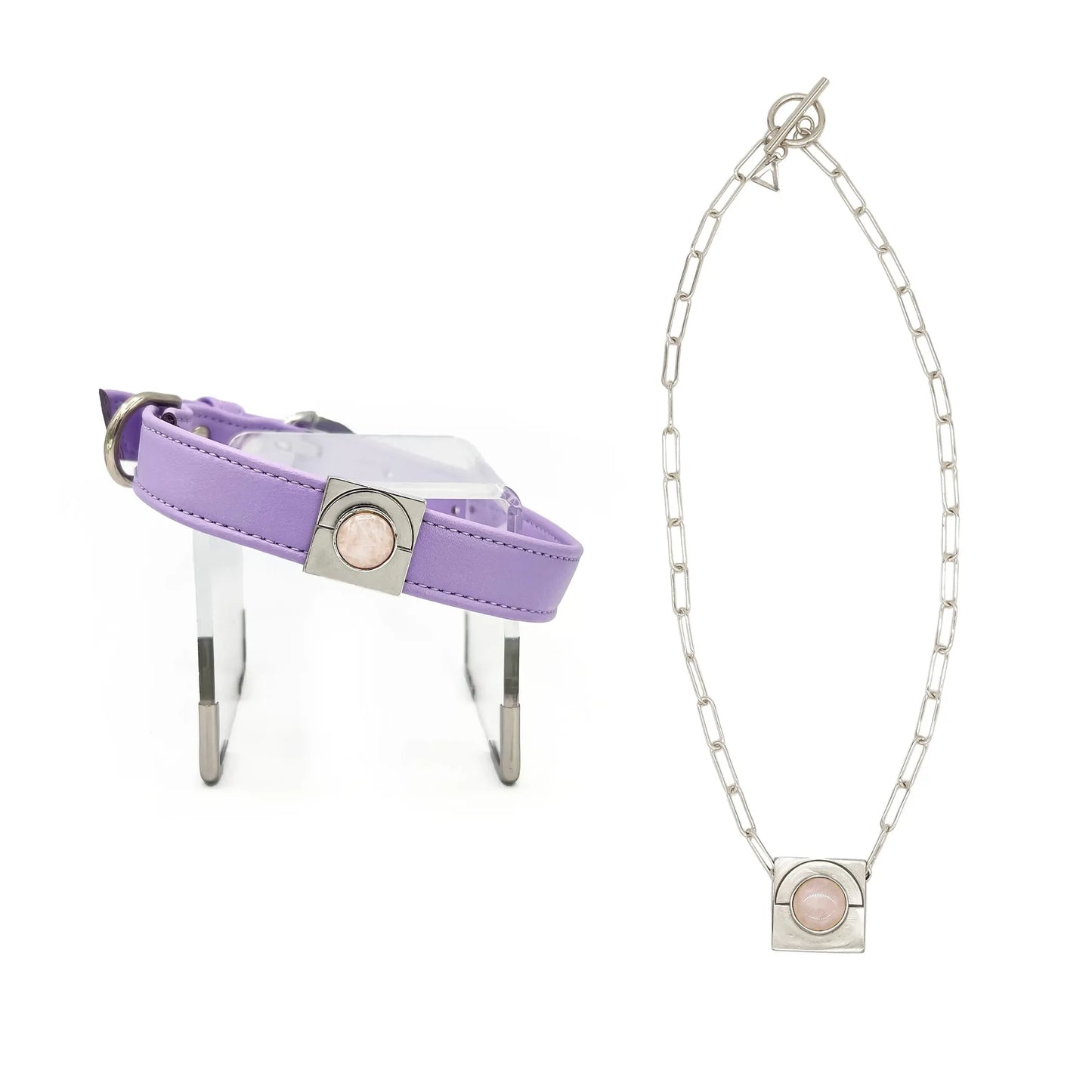Lavender Rose Match Your Pet Gift Set - Chic & Healing Pet Accessories
