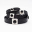 Midnight Onyx Collar Charm Set - Stylish Pet Accessory with Healing Properties